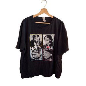 Keya Poetic Justice Black Short Sleeve Tshirt Movie Graphic Tee Men's Size XL